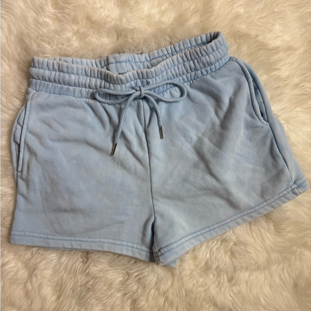 Better Together Light Blue Casual Shorts